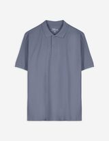 Poloshirt - Knoopsluiting - blauw