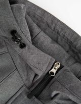 Jakna za boravak u prirodi - Poliester i najlon - tamno-siva