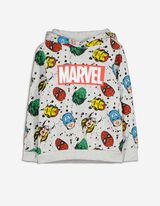 Felpa con cappuccio - Marvel - grigio chiaro