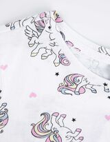 Majica kratkih rukava - Print po čitavoj povr&scaron;ini - bijela