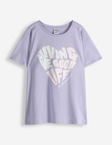 T-Shirt - Frontprint - lila