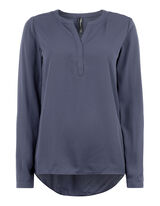 Damen Bluse mit regulierbaren &Auml;rmeln