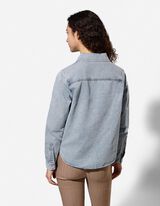 Hemdbluse - mid blue denim - blau