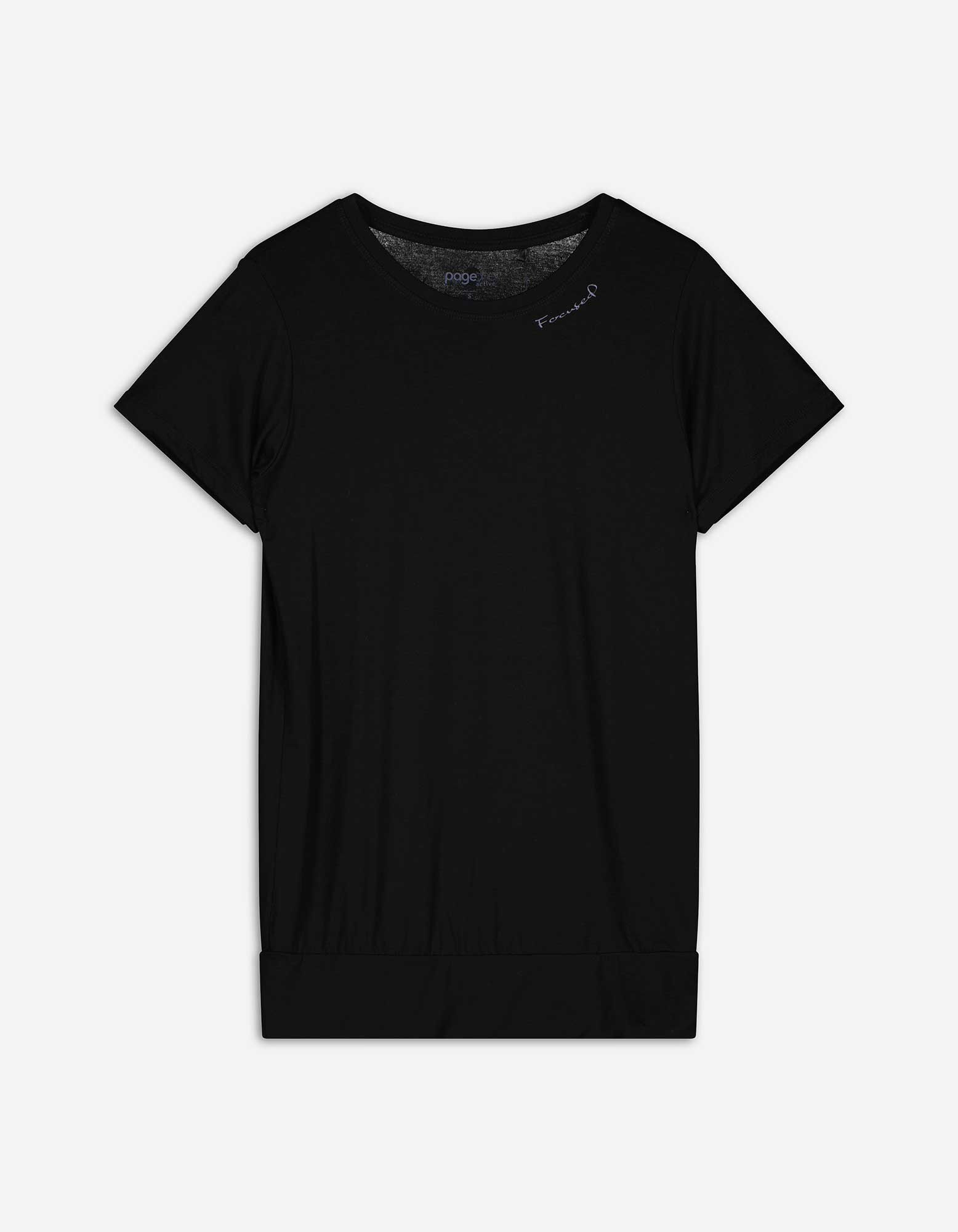 Effen zwart shirt hot sale