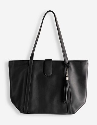 Tasche - Kunstleder - schwarz