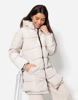 Steppelt kabát - Vízlepergető - bézs