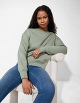 Mikina - Nadměrn&yacute; střih Oversized Fit - tyrkysova