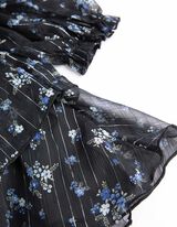 Bluza-haljina - crno