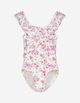 Costume da bagno - Materiale strutturato - bianco