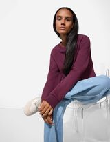 Bluză de trening - Regular Fit - Mov inchis