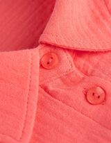 Blusa - Colletto a camicia - rosso chiaro