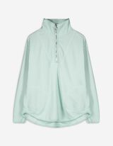 Pullover in pile - Oversized Fit - verde