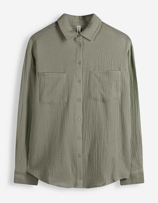 Blouse - Unicolore - Vert