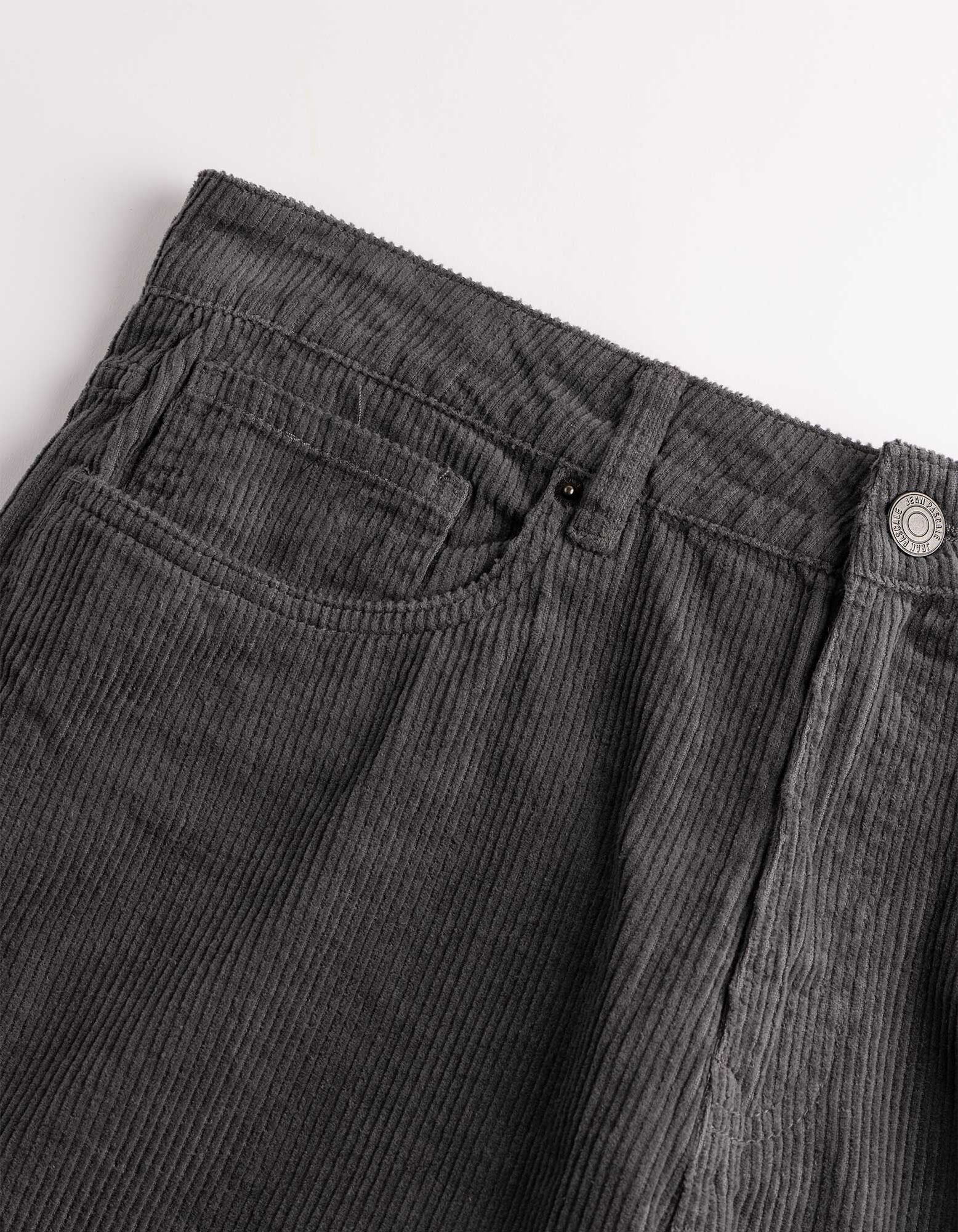 Cordhose - Cord - Dunkelgrau