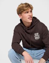 Trikotažinis megztinis - Nugaros raštas - tamsiai rudas