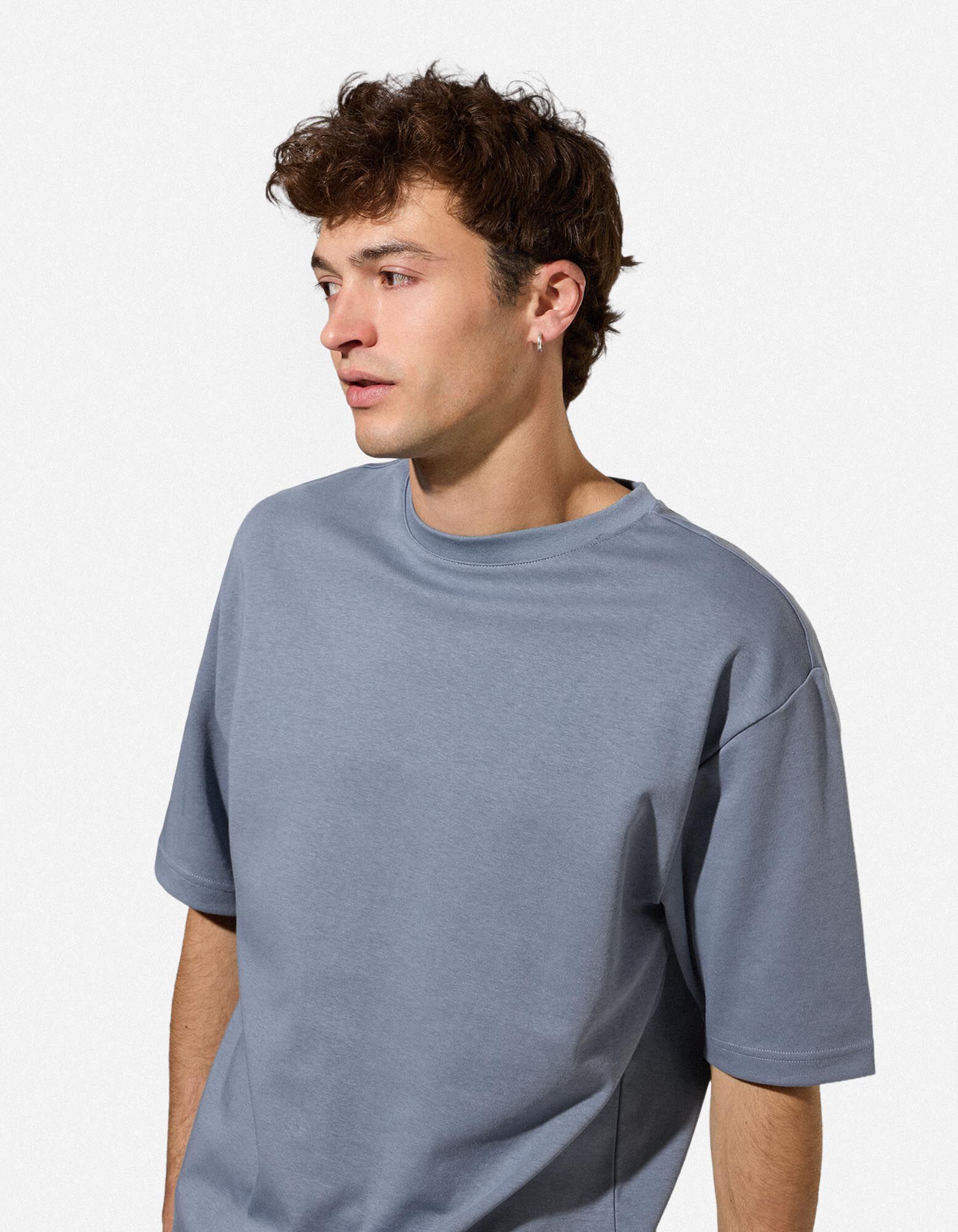 T-Shirt - Oversized Fit - Petrol
