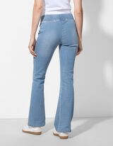 Jeggings - Taglio svasato - celeste