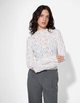 Shirt - Met kant - wit