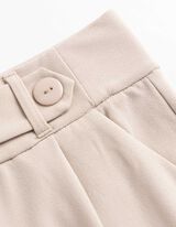 Culotte - Webstoff - beige