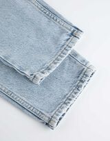 Jeans - Vestibilit&agrave; mamma - celeste