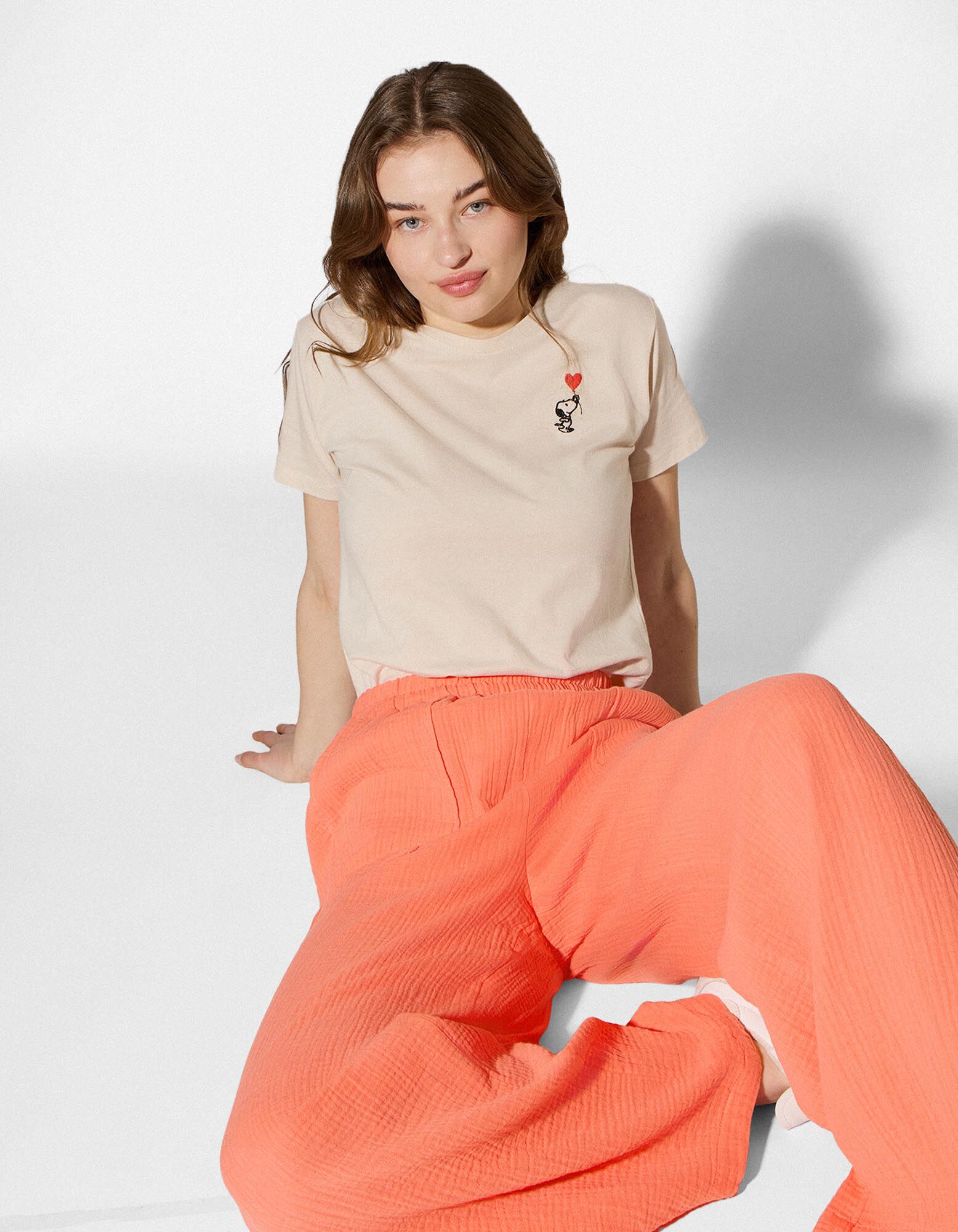 Palazzo - Musselin - Orange