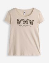 Tričko - Potisk - b&iacute;l&aacute;