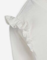 Set aus Shirt und Rock - Glitzerprint - weiß