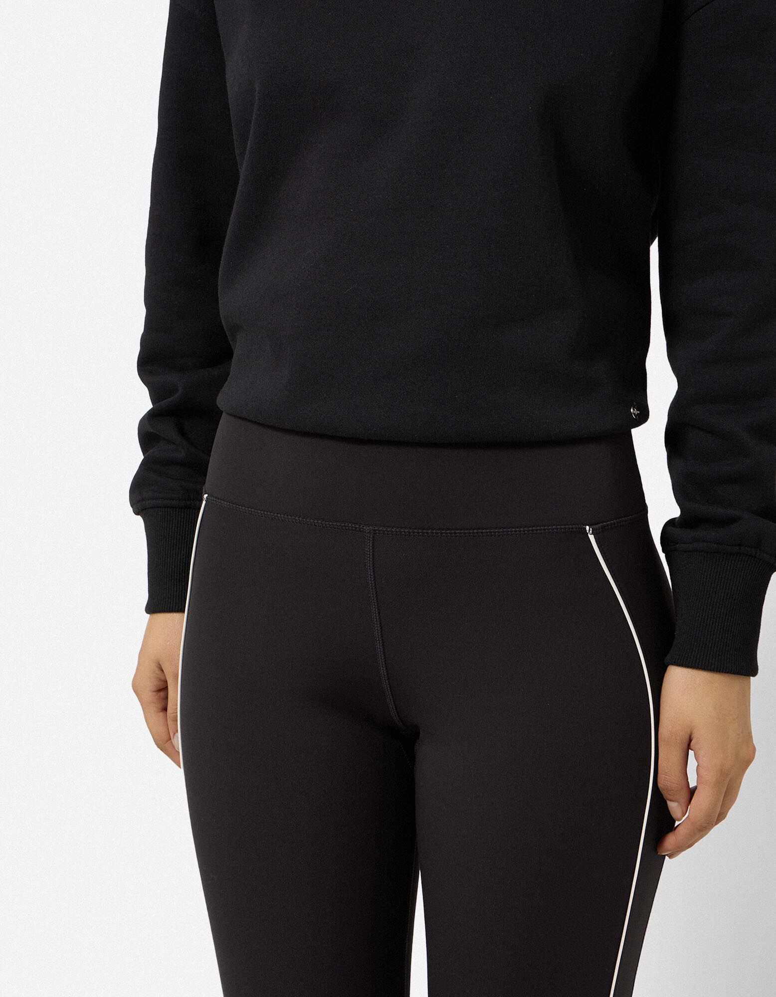 Leggings - Atmungsaktiv - Schwarz
