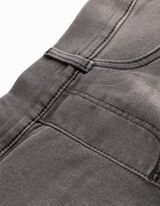 Caprihose - Skinny Fit - grau