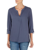 Damen Bluse mit regulierbaren &Auml;rmeln