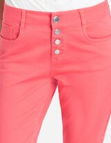 7/8-broek - Knoopsluiting - lichtrood