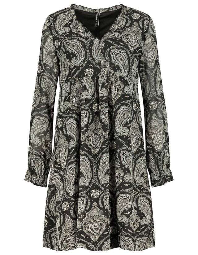 Damen Kleid Mit Paisley Muster Takko Fashion