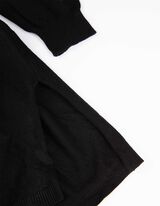 Cardigan - Bindeg&uuml;rtel - schwarz