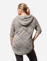 Hoodie - Dreiviertel&auml;rmel - gr&uuml;n