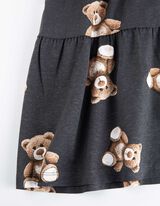 Ruha - Elsz&oacute;rt nyomott minta - s&ouml;t&eacute;tsz&uuml;rke