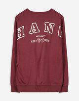 Mikina - Zadn&yacute; v&yacute;tlačok - tmavocervena