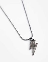 Kette - Ziersteine - bronzefarben