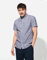 Camicia - Righe - blu scuro