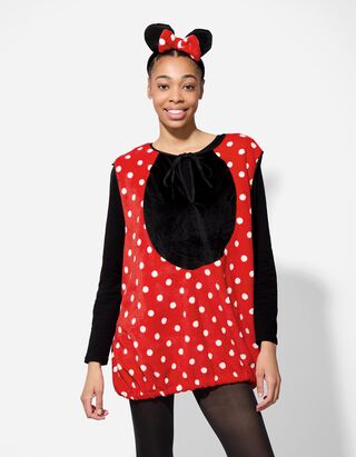 Kost&yacute;m - my&scaron; - Minnie Mouse - cervena