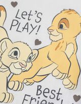 Ensemble composé d'un t-shirt - Le Roi lion - blanc