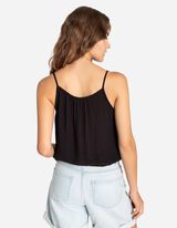 Top - LENZING™ ECOVERO™ - nero