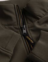 Softshellov&aacute; bunda - Stojačik - tmavozelena