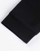 Leggings - einfarbig - schwarz