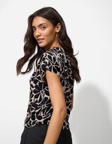 Majica kratkih rukava - Me&scaron;avina viskoze - bez