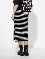 Strickrock - Wadenlang - schwarz