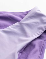 Set van bikinitop en bikinibroekje - Kleur blokkering - lila