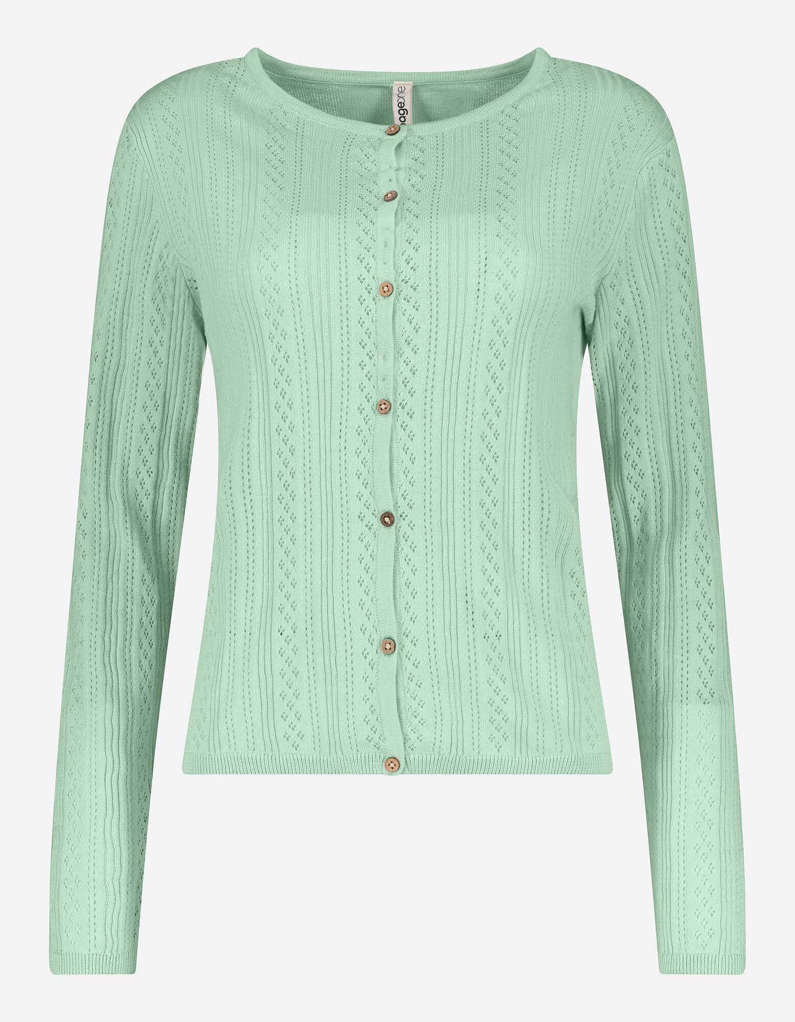 Cardigan - Coupe Slim Fit - Vert clair