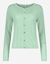 Cardigan - Coupe Slim Fit - Vert clair