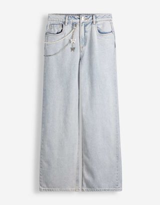 Jeans - Kettedetail - Hellblau