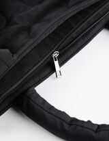 Schultertasche - Wattierung - schwarz
